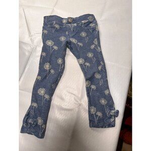 Dandelion Gymboree‎ leggings pants 2T blue and white girls retired 2015